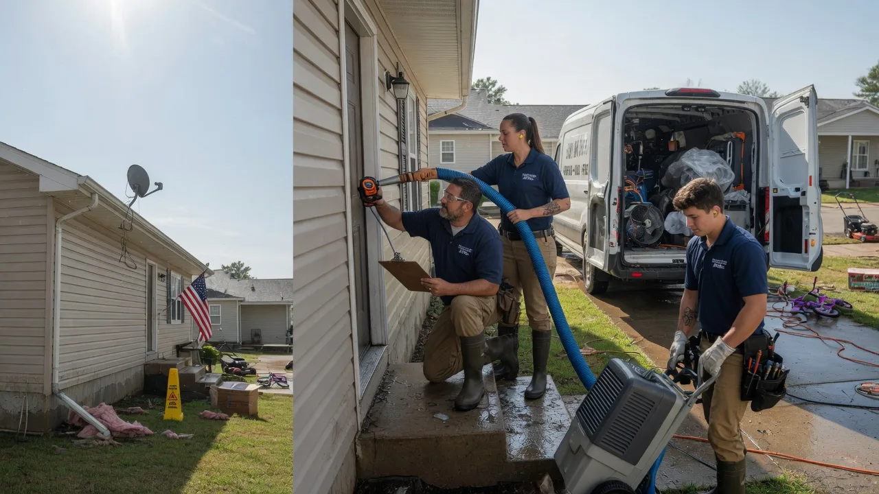 Ceiling Water Damage Restoration in Duff, TN near me